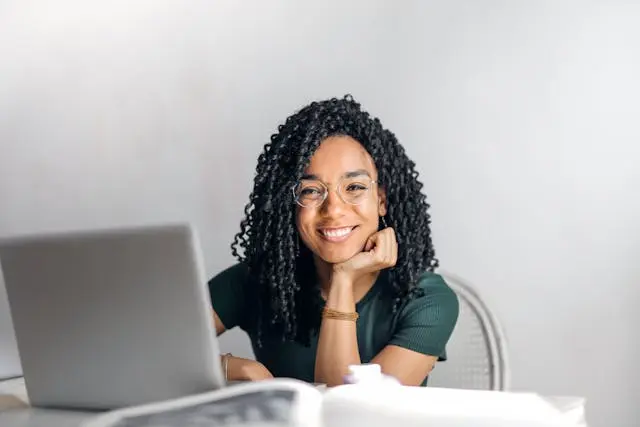 Person engaged in cognitive wellness activity